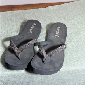 Reef Women's dark Gray Sparkle Sandals